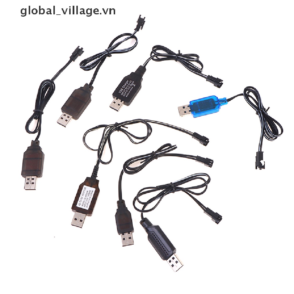 Cáp Sạc USB 3.6-9.6V 250mA NiMh / NiCd SM 2P Chất Lượng Cao