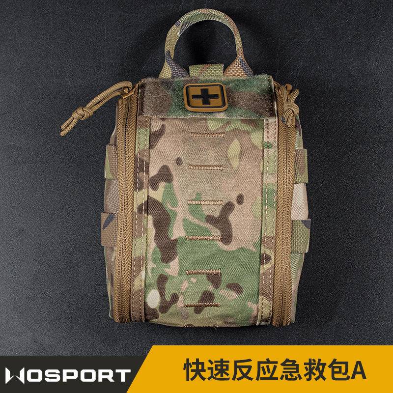 WoSportT Tactical Waist Bag Military Molle Quick Release First Aid Kit Medical Camping Hunting Accessories Pack Outdoor Survival
