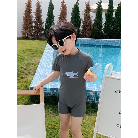 Đồ bơi cá mập xám liền thân