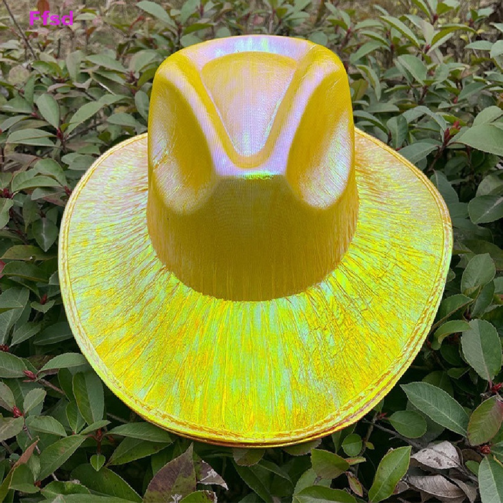 {Ffsd} Hàng Bán Chạy Mũ Cao Bồi Rộng Vành Đính Ngọc Trai Lấp Lánh Cho Nữ