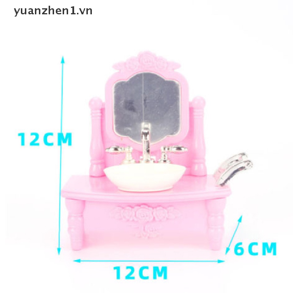 Mô Hình Nội Thất Phòng Tắm / Nhà Hàng Trang Trí Nhà Búp Bê Tỉ Lệ 1: 12