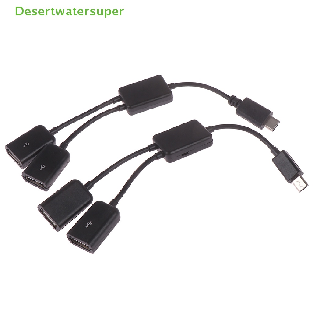 Bộ Chia Cổng Micro usb / type c Sang 2 Cổng otg