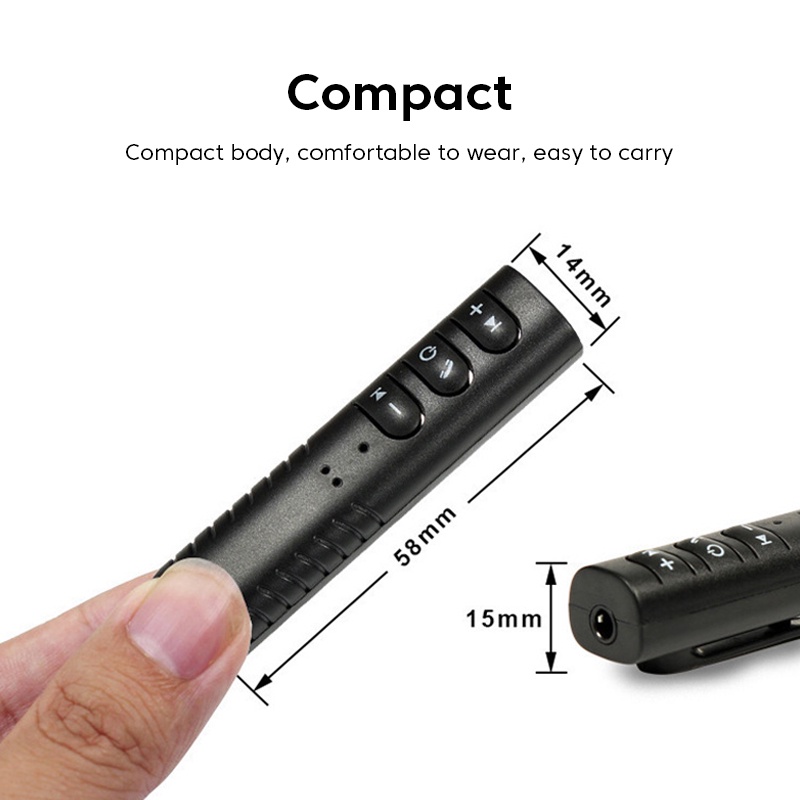 Thiết bị truyền nhận tín hiệu âm thanh bluetooth ELOUGH giắc cắm 3.5mm cho xe ô tô