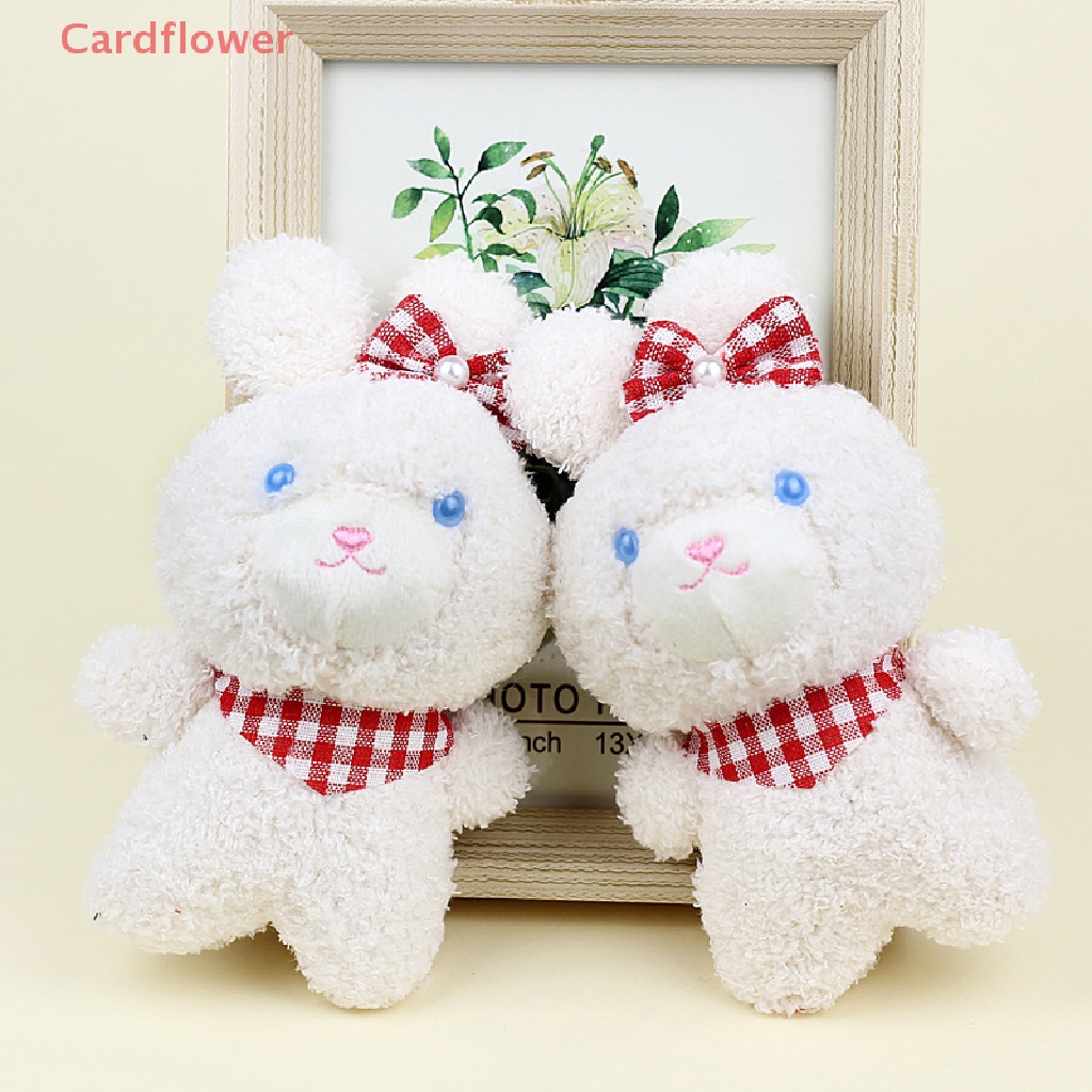 Móc Khóa Thỏ Trắng Nhồi Bông Dễ Thương Cho Bé