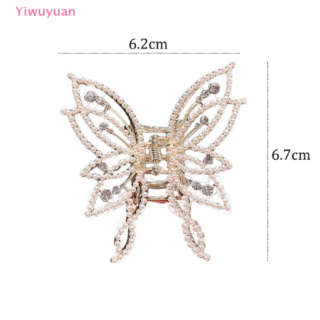 Kẹp Tóc Kim Loại Hình Bướm Thời Trang Cho Nữ