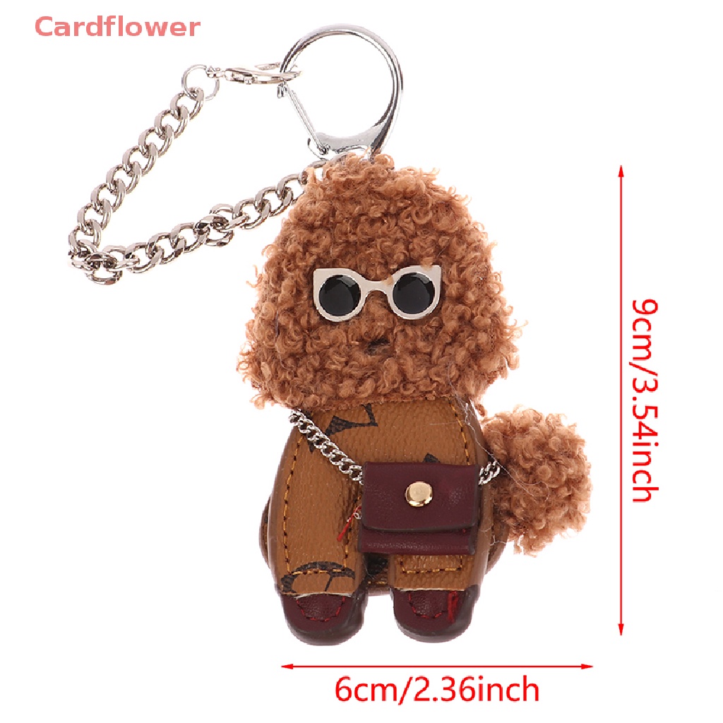 Móc Khóa Da Pu Hình Cún Con Đáng Yêu Mới