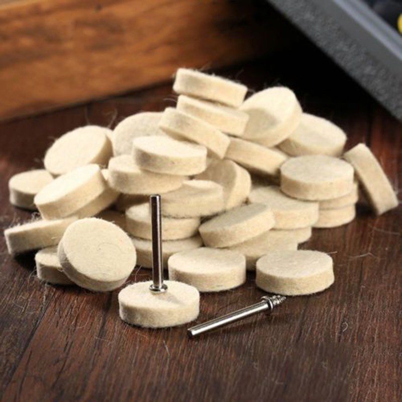 Bộ 50 Đầu Len Đánh Bóng 1 &quot;x 1 / 4&quot; 25mm x 8mm 2