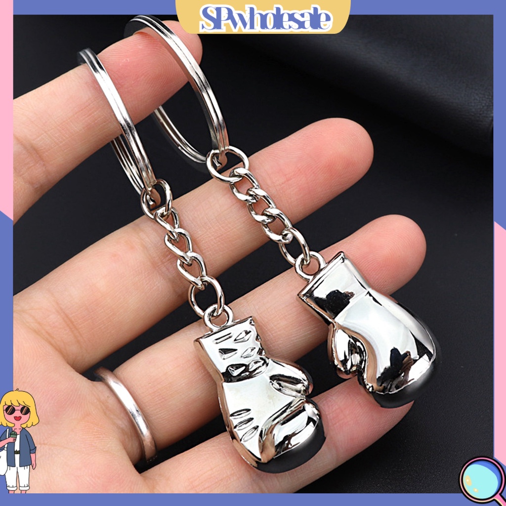 <SPwholesale> 2 Móc Khóa Hình Găng Tay Boxing Mini Độ Cứng Cao