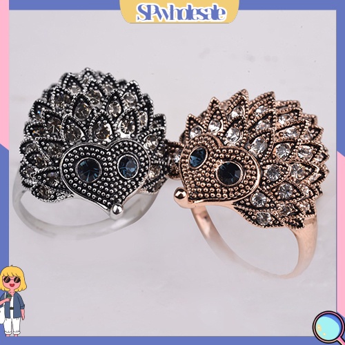 <SPwholesale> Nhẫn Hình Nhím Phong Cách Bohemian Cổ Điển Cho Nữ