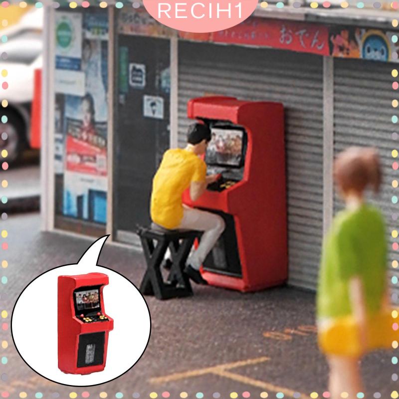 Mô Hình Máy Chơi Game Arcade Mini 64 Tỉ Lệ 1 / 64 Trang Trí Nhà Cửa DIY