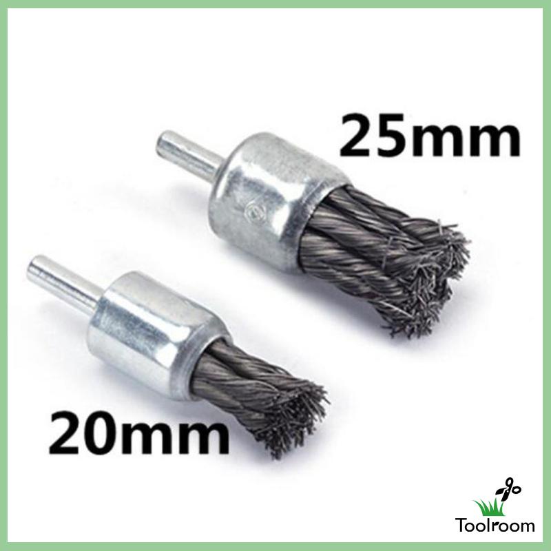 Chổi Sợi Dây Hiệu Suất Cao Đường Kính 25mm Cho Máy Mài / Khoan