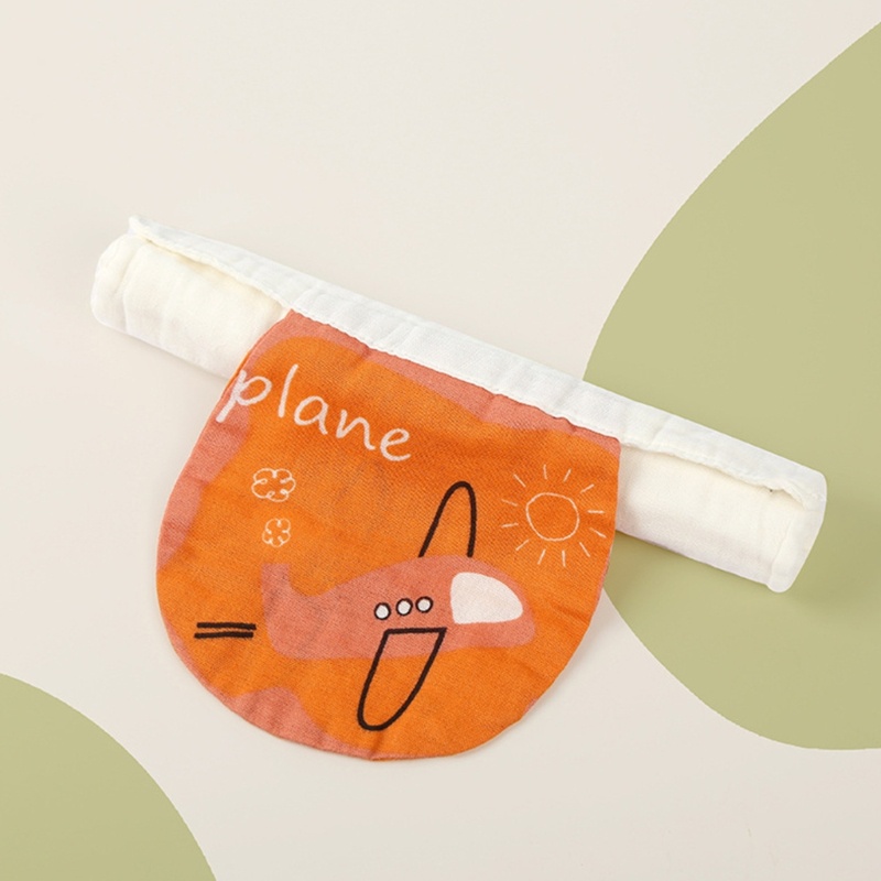 Khăn Vải Thấm Hút Mồ Hôi In Họa Tiết Dễ Thương Cho Bé Sơ Sinh