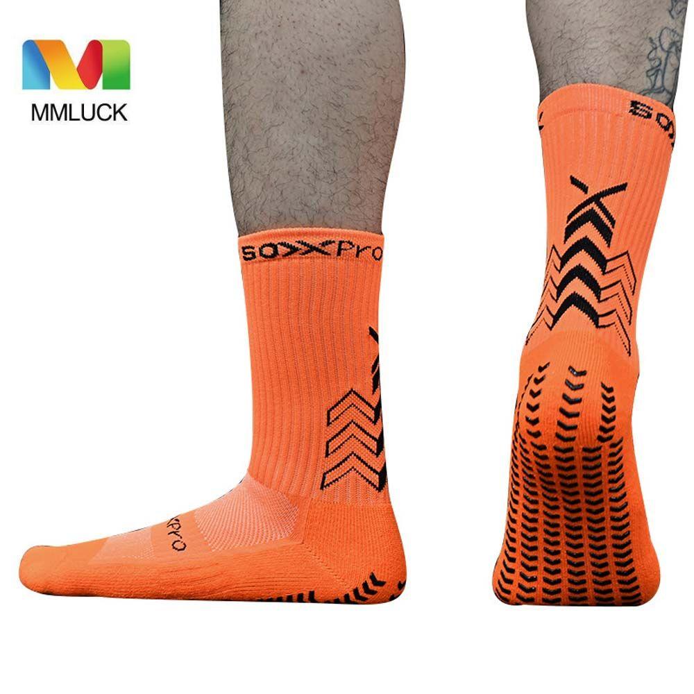 Vớ Đá Bóng Dày Dặn Bằng Nylon Thoáng Khí Chống Trượt Thời Trang Cho Nam Và Nữ