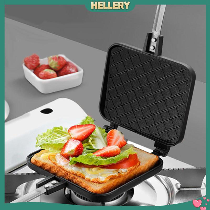 Khuôn Làm Bánh Sandwich Với Tay Cầm Có Thể Tháo Rời Tiện Dụng Cho Gia Đình / Dã Ngoại