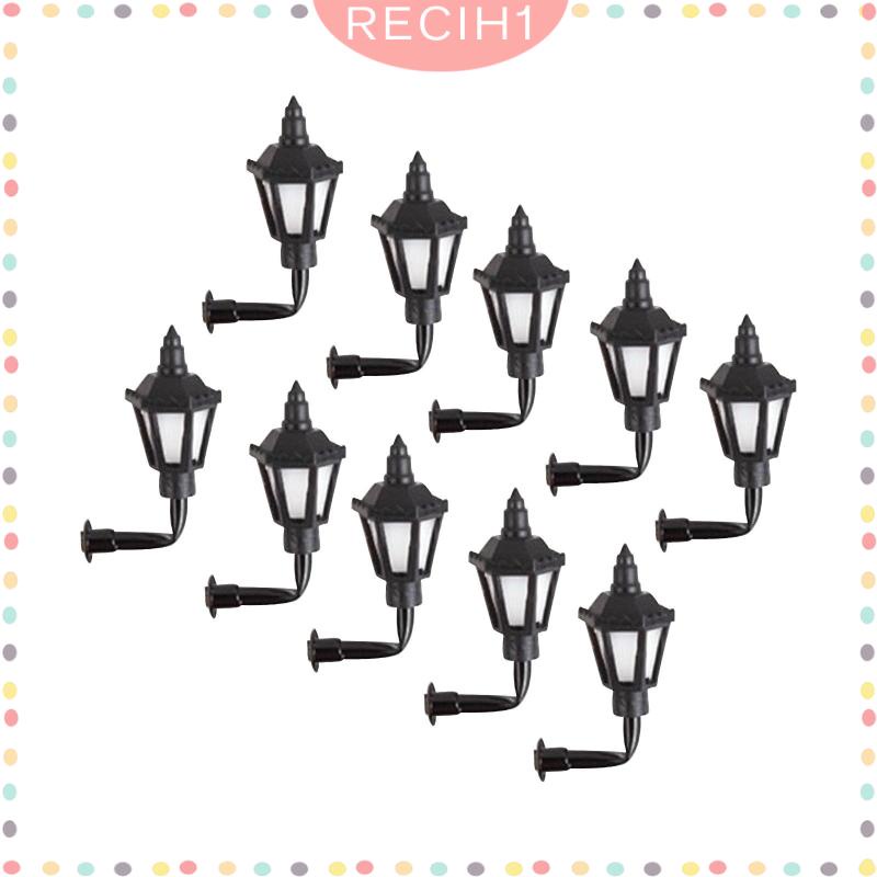 Set 10 Mô Hình Cân Đèn LED Mini Trang Trí Nhà Búp Bê / Lối Đi Độc Đáo