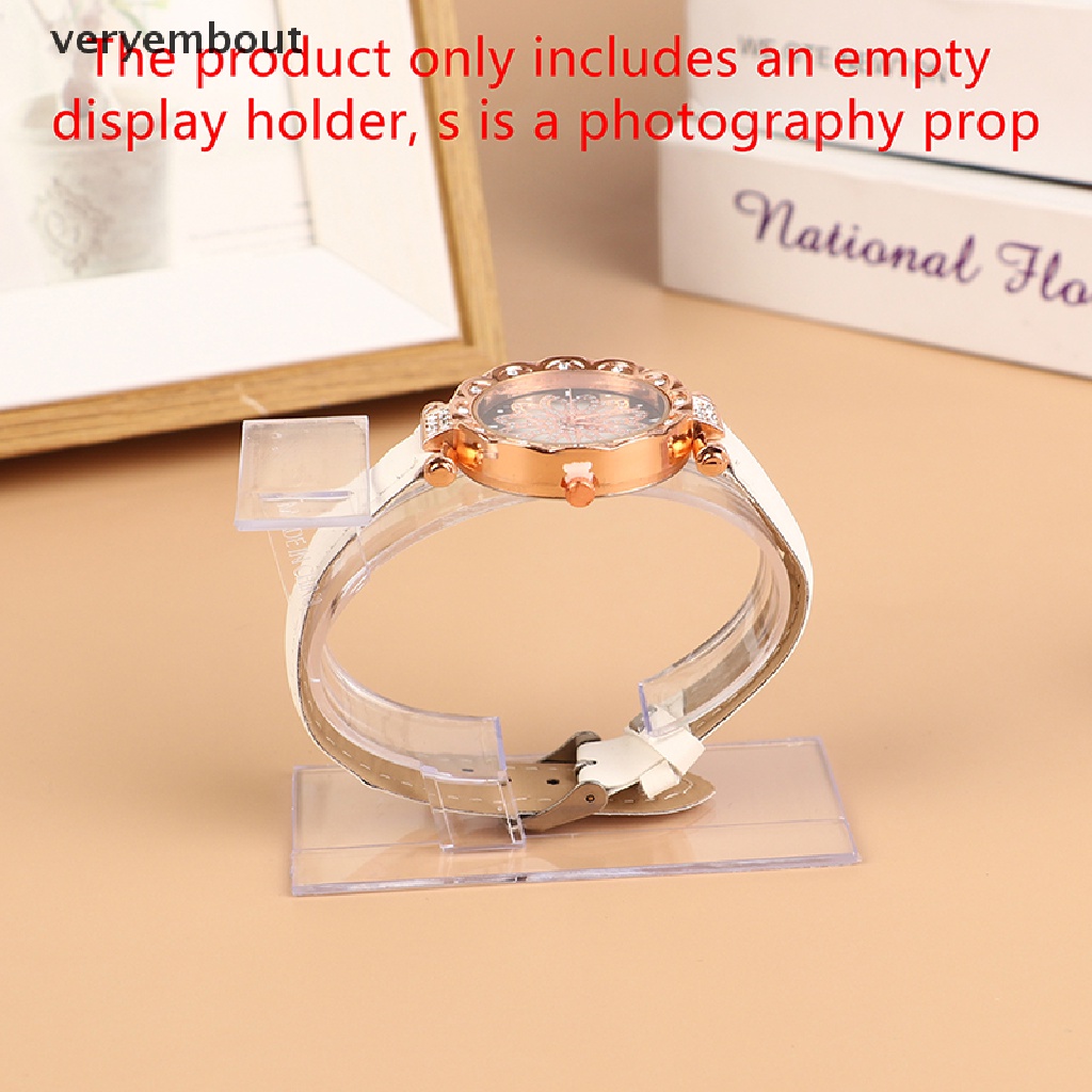 1 Giá Đỡ Trưng Bày Đồng Hồ / Trang Sức Trong Suốt Tiện Dụng