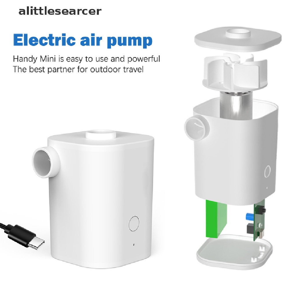 Ống Bơm Hơi Nhỏ Gọn Có Thể Sạc Lại Tiện Dụng Khi Đi Cắm Trại