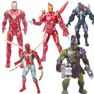 Mô hình nhân vật hulkbuster iron man spider-man hulk mark50 có đèn led
