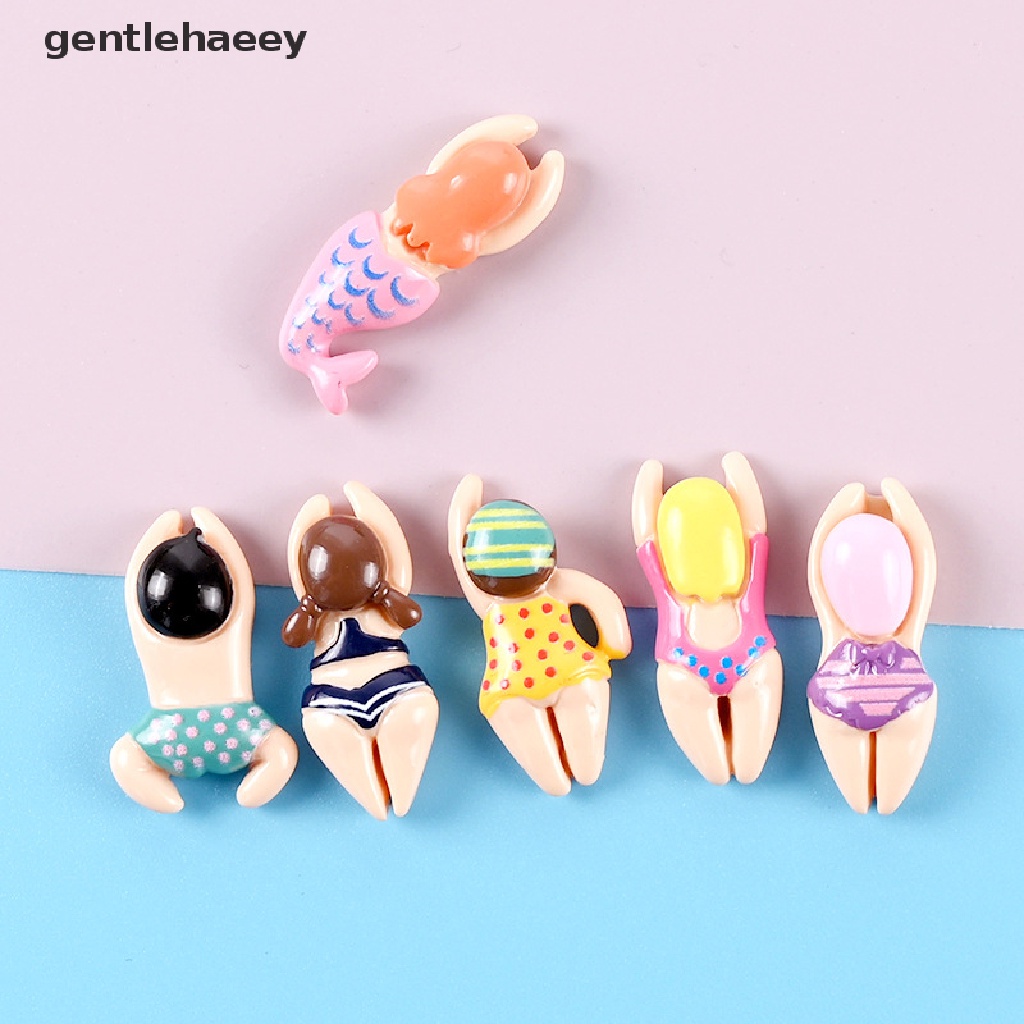 Set 5 Kẹp Tóc Nhựa Hình Người Chơi Thể Thao Vui Nhộn