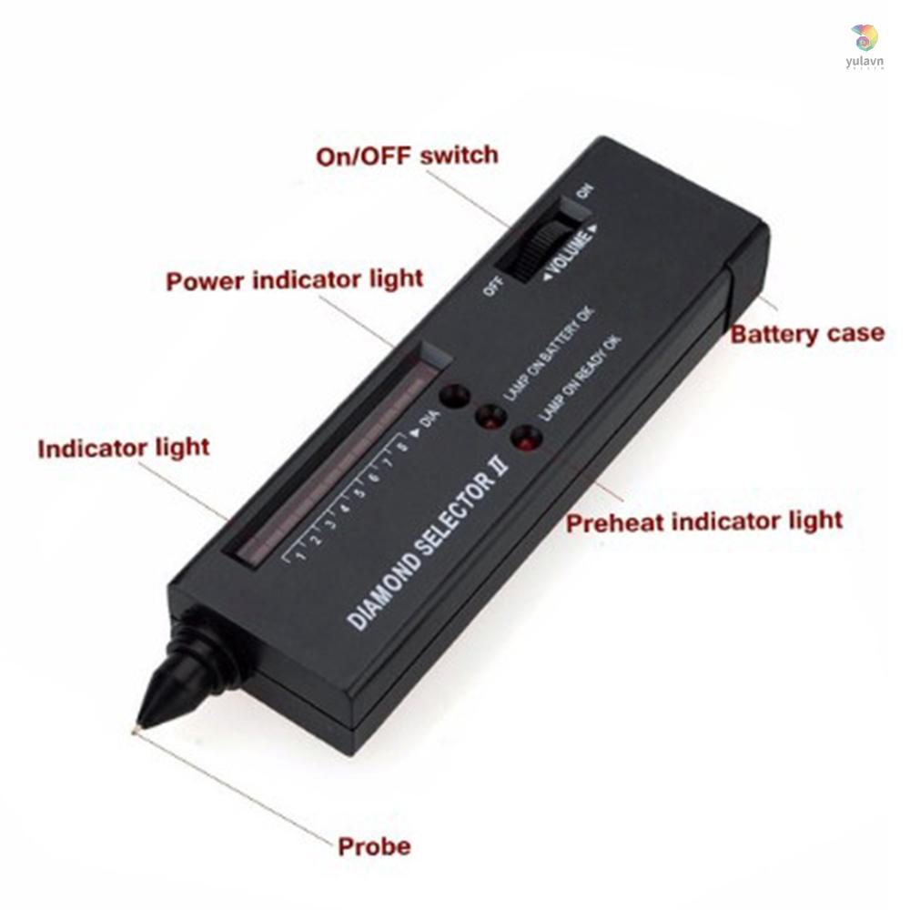 Bút Thử Điện Kim Cương Độ Chính Xác Cao Có Đèn LED