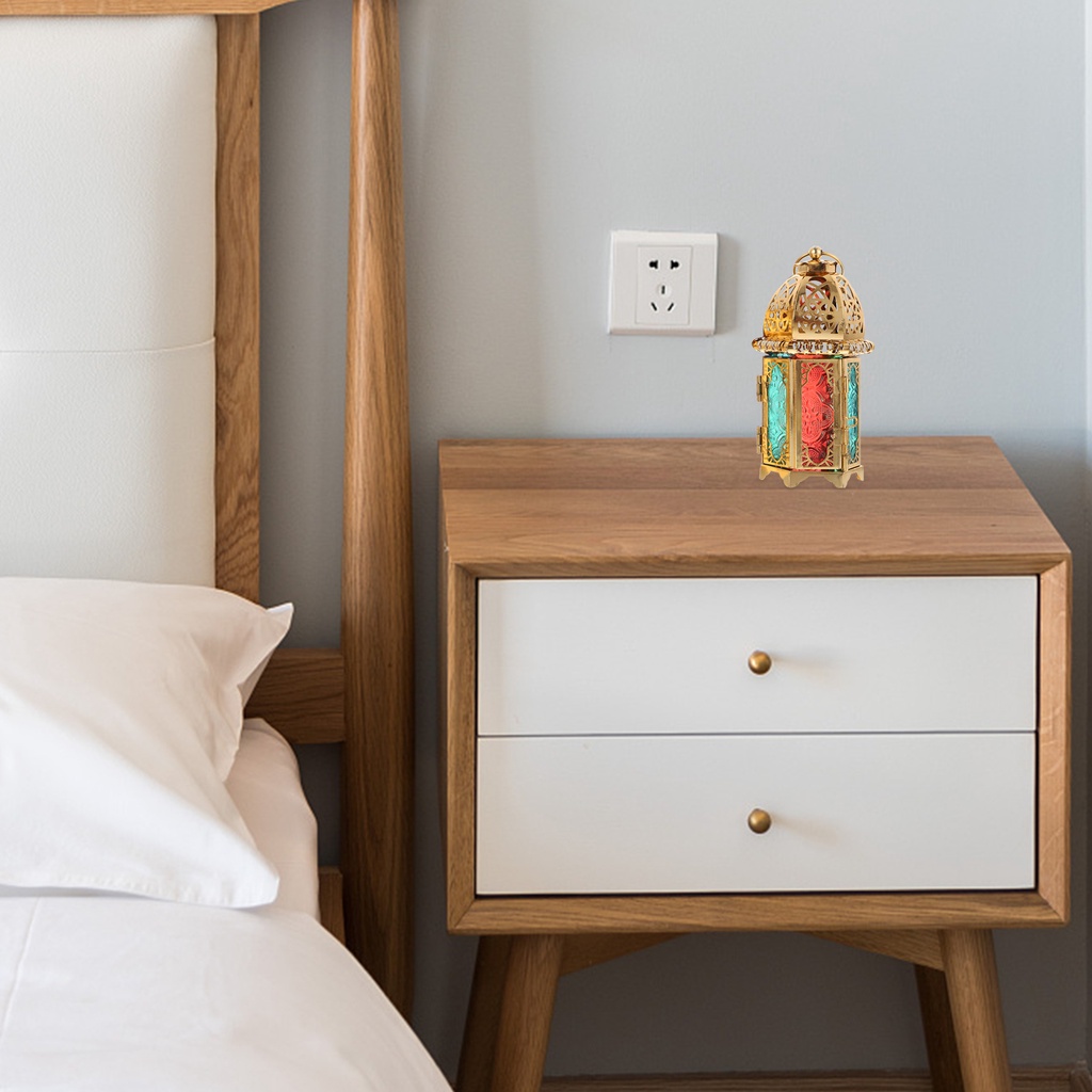 Set 2 Lồng Đèn Kim Loại Treo Trang Trí Tiệc Cưới / Giáng Sinh