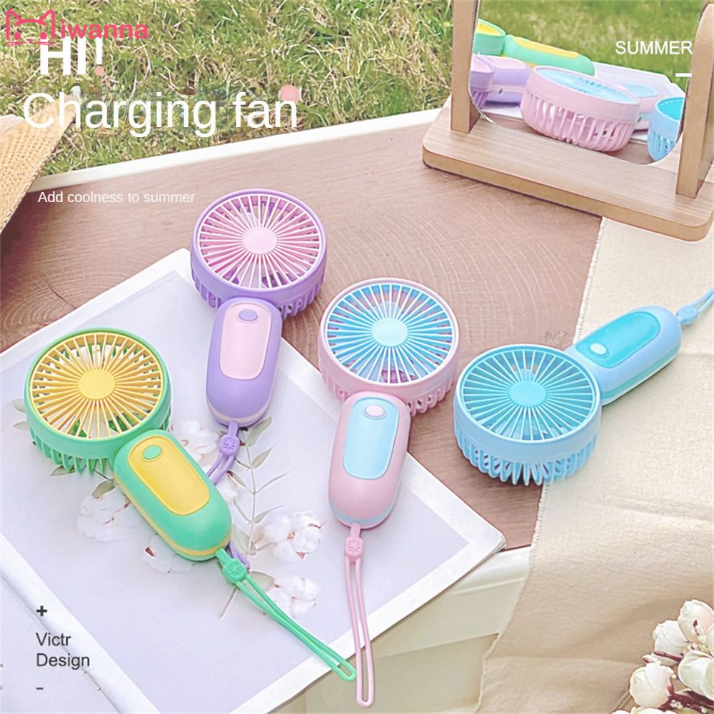 Quạt Nhỏ Cầm Tay Cầm Tay Quạt Điện Mini Có Dây Sạc USB Quà Tặng Sinh Viên Để Bàn Quạt Cầm Tay VN