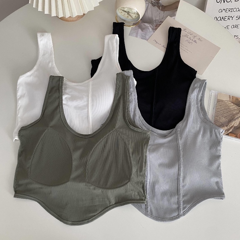 COZOK Áo Hai Dây Dáng Ngắn Form Ôm Thời Trang Quyến Rũ