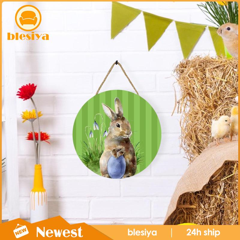 [Blesiya] Móc Treo Cửa Họa Tiết Thỏ Phục Sinh Trang Trí Nhà Cửa