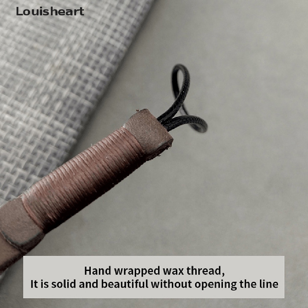 Móc Khóa Dây Da Bò Handmade Phong Cách Retro