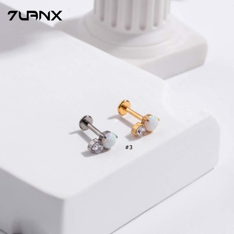 1 Khuyên Xỏ Tai G23 Bằng Thép Titan 16Gauge Không Gây Dị Ứng