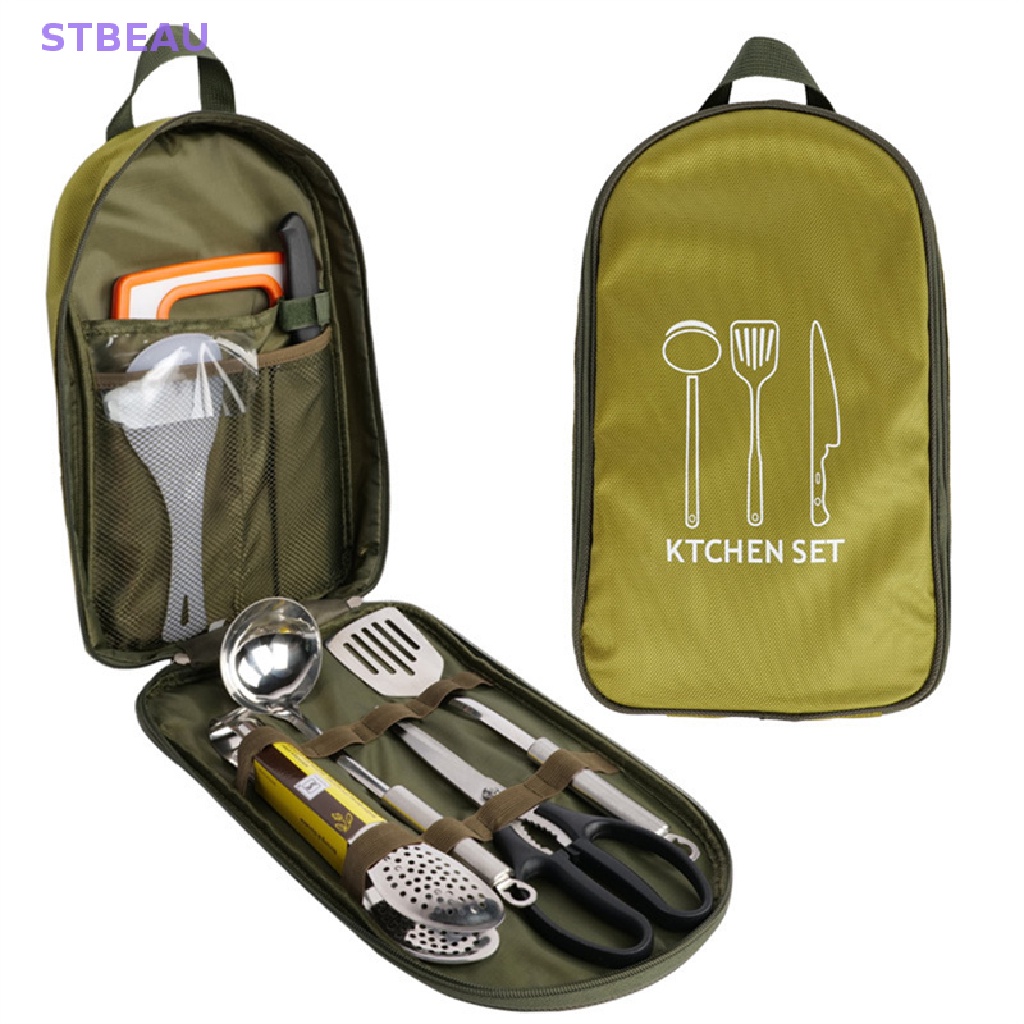 Túi Đựng Dụng Cụ Nấu Ăn Du Lịch / Cắm Trại Ngoài Trời Tiện Lợi