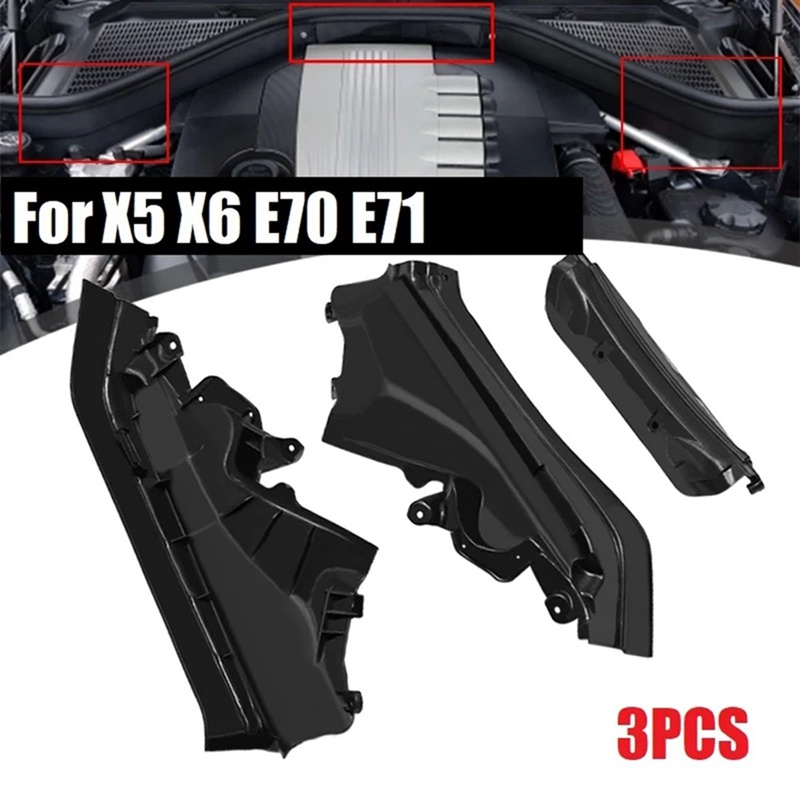 Bộ 3 Phụ Kiện Trang Trí Nội Thất Xe Hơi BMW X5 E70 X6 E71 E72 51717169419 51717169420 51717169421