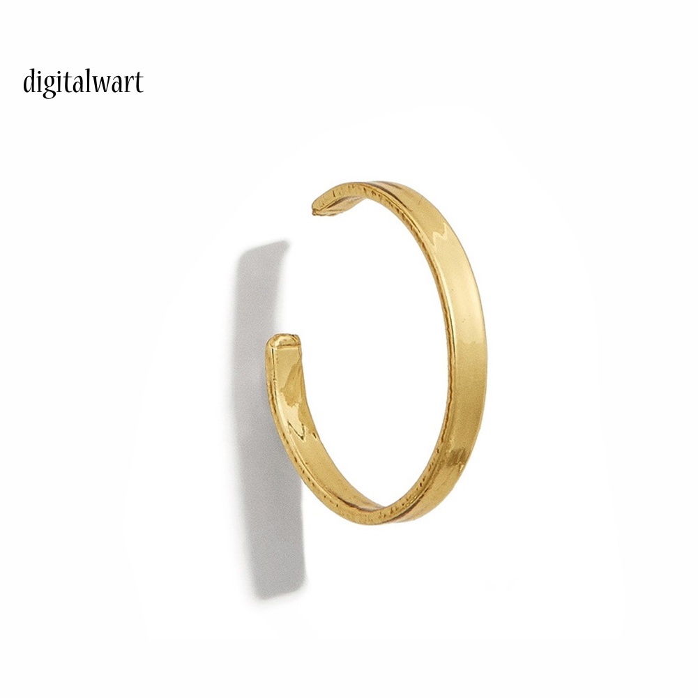 Kỹ Thuật Số| Set 2 Khuyên Vành Tai Chữ C Đính Đá Thời Trang Cho Nữ