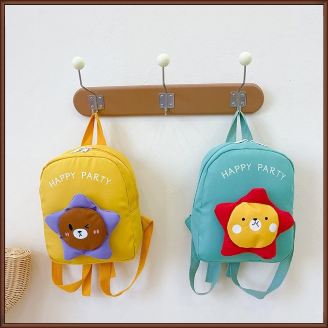 Balo Đi Học Có Khóa Kéo Họa Tiết Hoạt Hình Dễ Thương Cho Trẻ Mẫu Giáo