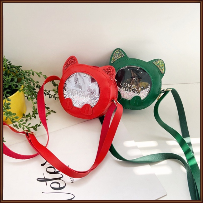 Túi Đeo Chéo Mini Họa Tiết Hoạt Hình Dễ Thương Cho Bé Gái