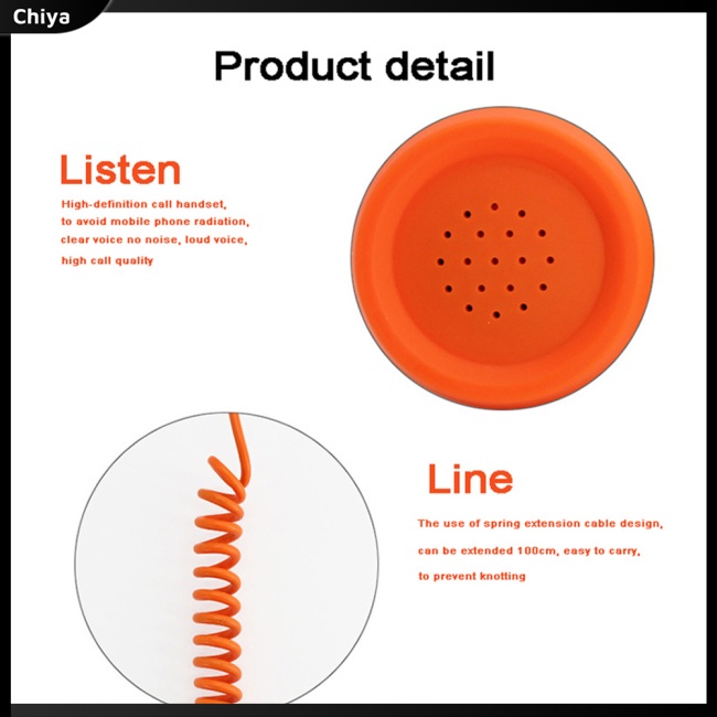 Micro Ngoài Cho Điện Thoại Chống Bức Xạ Phong Cách Retro Thời Trang