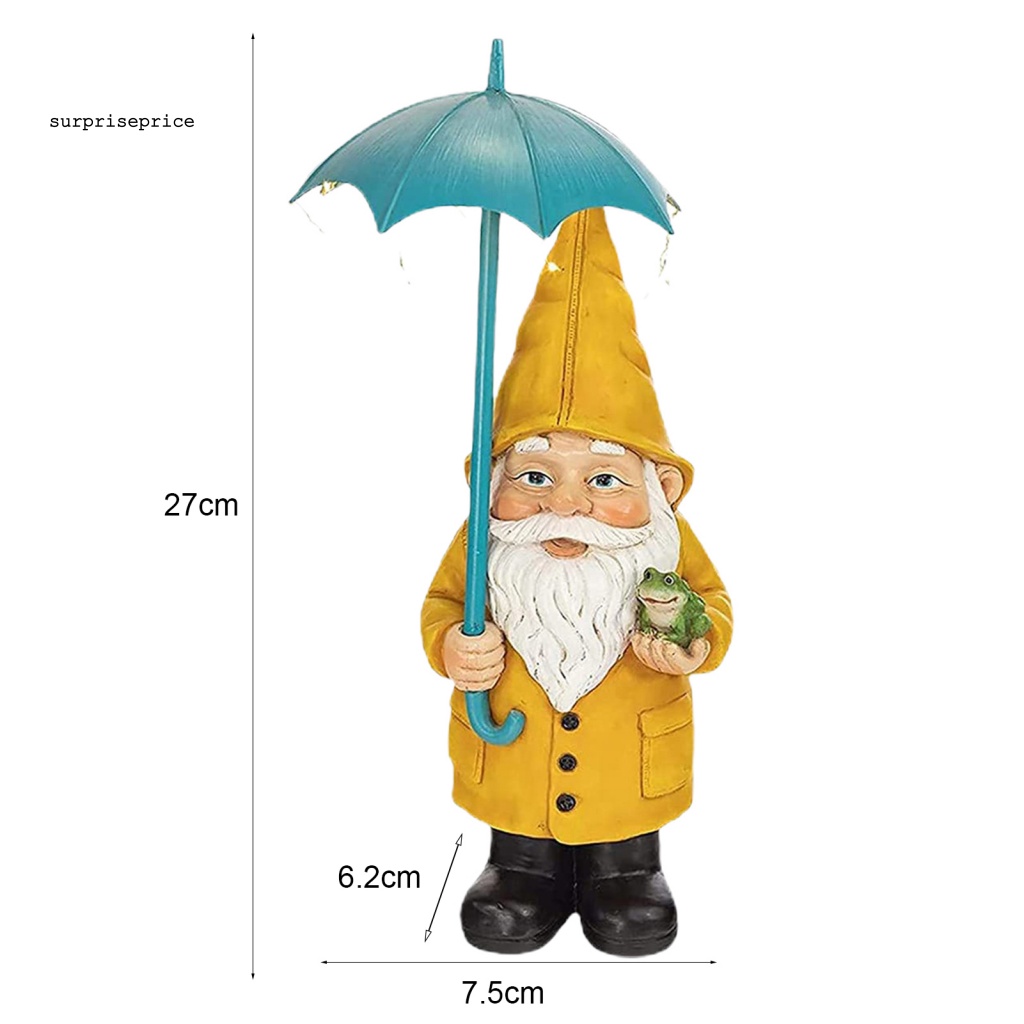 Spa Bức Tượng Dwarf Sử Dụng Năng Lượng Mặt Trời Phát Sáng Trong Bóng Tối