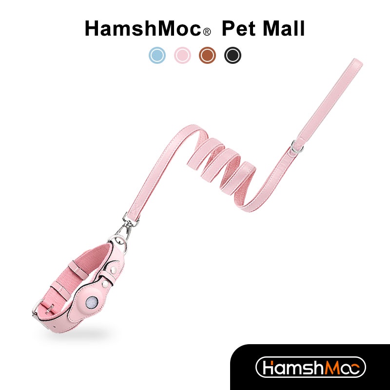 HamshMoc Vòng Cổ Hamsa BằNg Da Cho Thú Cưng