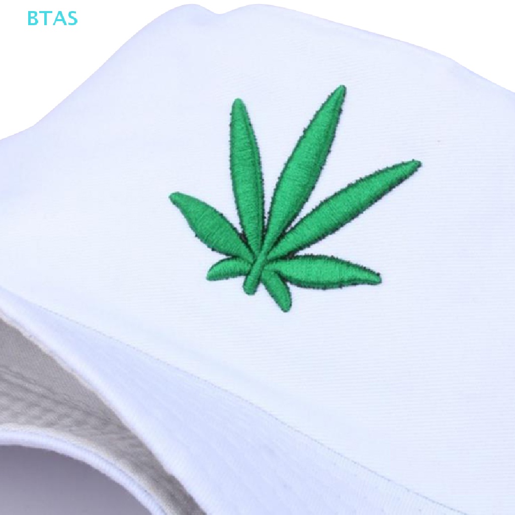 Mũ Bucket Cotton Thêu Họa Tiết Lá Phong Phong Hip Hop Cho Nam Nữ