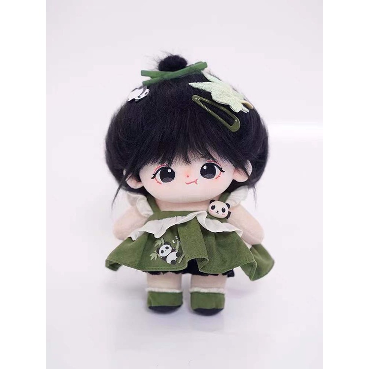 Búp Bê Vải Cotton 20cm Thiết Kế Dễ Thương Dùng Làm Quà Tặng Cho Bé Gái