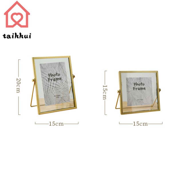 Khung Ảnh Bằng Kính 4 Inch 6 Inch Diy Đơn Giản Sáng Tạo