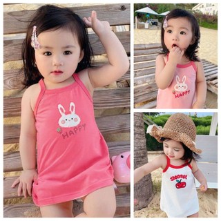 Váy cho bé gái 2 dây xinh xắn TB82 Đầm bé gái dễ thương