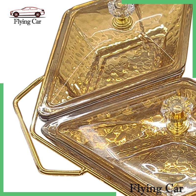 Đĩa Thủy Tinh Đựng Thức Ăn Vặt Đơn Giản Cho Phòng Khách / Tiệc Tùng Lzdjfmy2