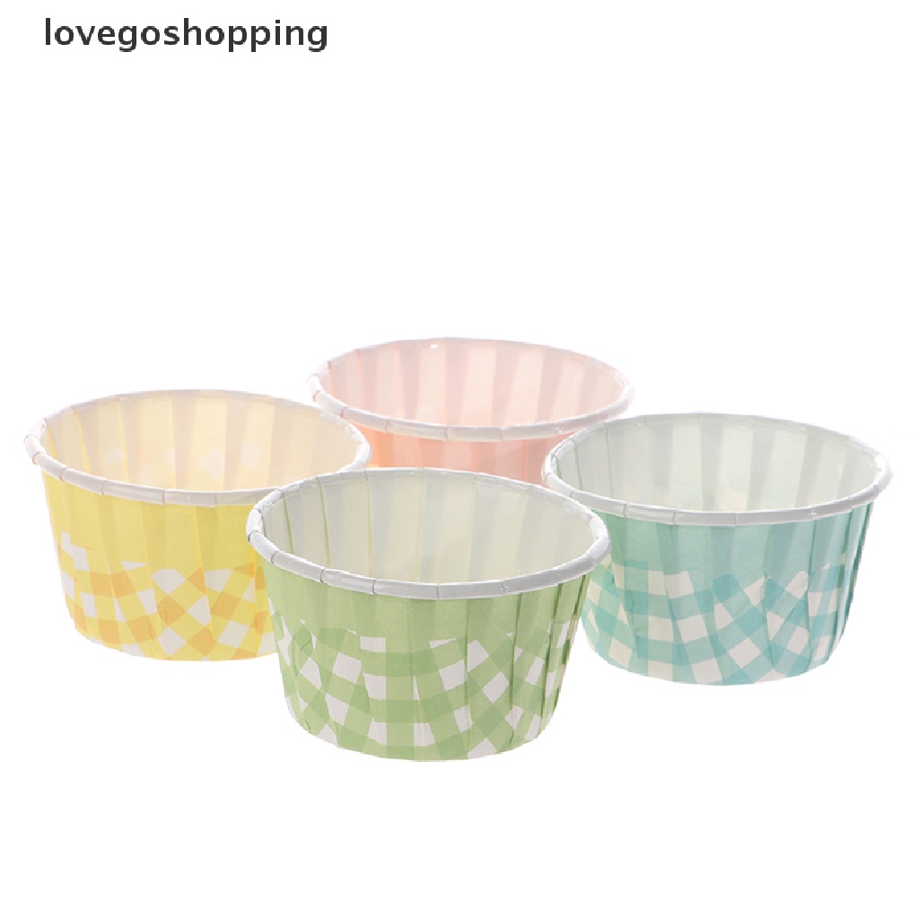 Set 50 Cốc Giấy Đựng Bánh Cupcake Muffin Tiện Dụng