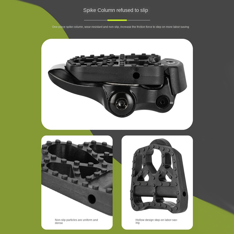 1 Cặp Thẻ Chuyển Đổi Phẳng Bàn Đạp Xe Đạp Chống Trượt Sự Bảo Vệ