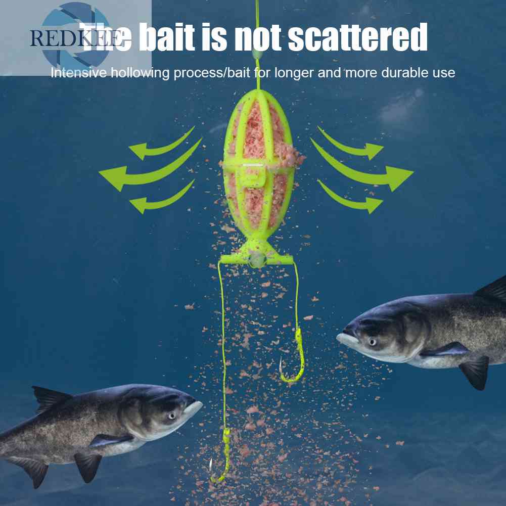 Set 4 Lồng Nhựa Đựng Mồi Câu Cá Tiện Lợi