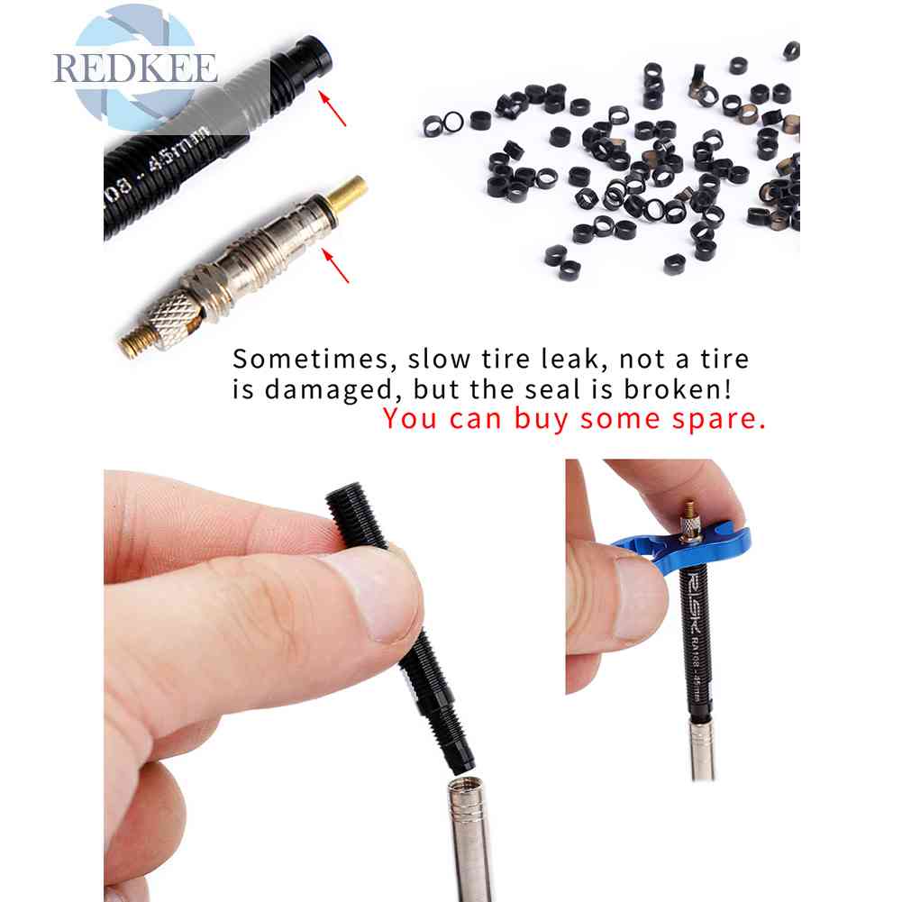 Bộ 2 Ống Nối Dài Van Lốp Xe Đạp 45mm