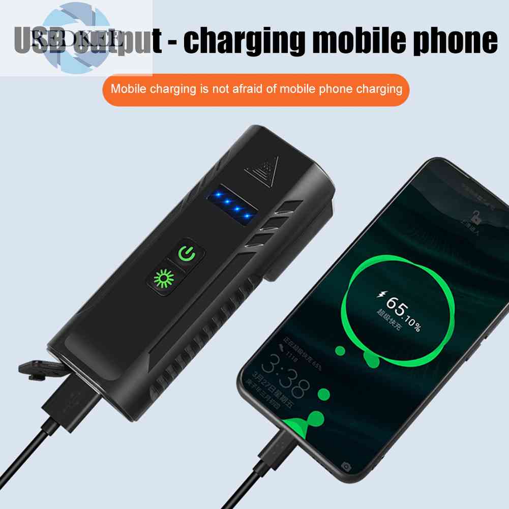 Đèn Pha Trước Đa Chức Năng Cho Xe Đạp 1000LM