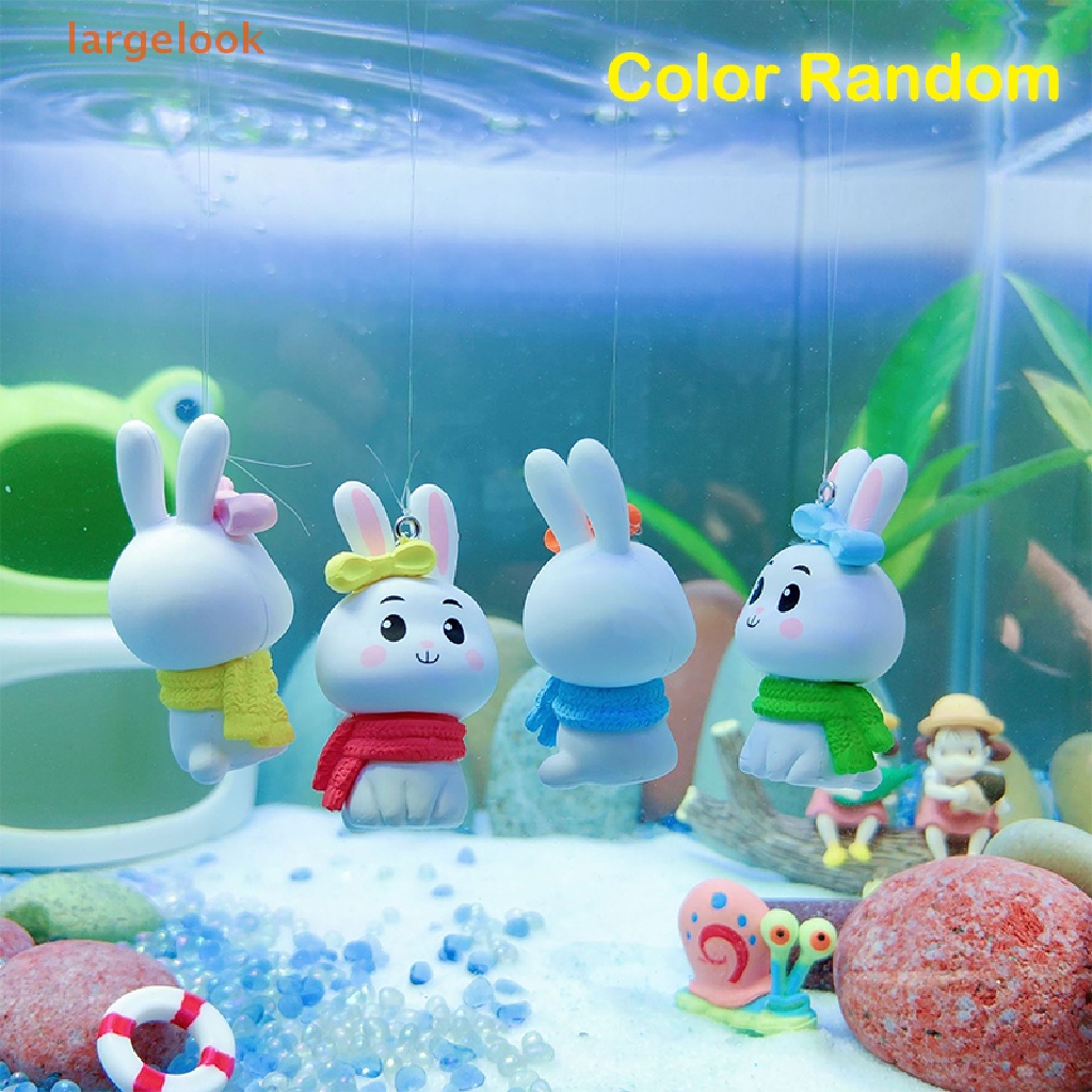 [Biglook] Mặt Dây Chuyền Thủ Công Nhỏ Nhắn Hình Cá Thỏ Khăn Quàng Cổ Dễ Thương Sáng Tạo Trang Trí Bể Cá