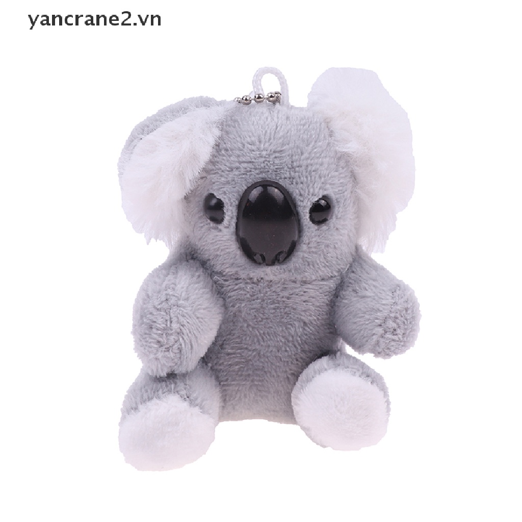 Móc Khóa Gấu Koala Nhồi Bông Màu Xám 8cm {YAN2} 8cm Làm Quà Tặng {yancrane2.vn}